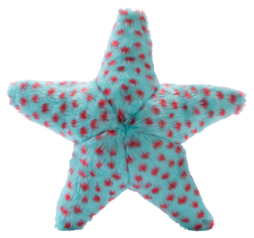 Fluff & Tuff Ally Starfish- durable plush toy for dogs