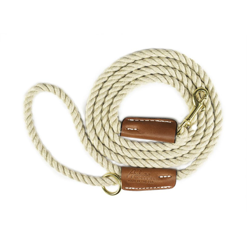 Braided Leather Leash, American Made
