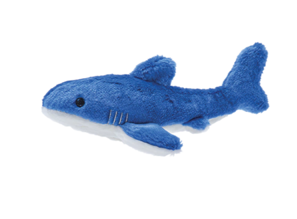 Fluff & Tuff Baby Bruce Shark- durable plush toy for dogs