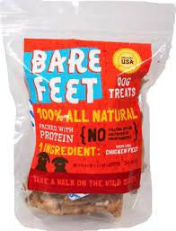 Bare Feet 100% All Natural Chicken Feet for Dogs - MADE IN USA