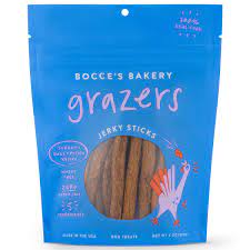 Bocce's Grazers Jerky Treats for Dogs