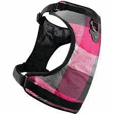 Canada Pooch Everything Harness PINK PLAID for Dogs