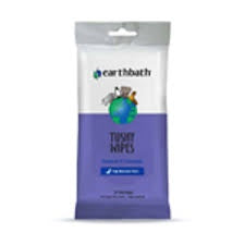 Earthbath (30 count) Tushy Wipes for dogs- Rosemary Chamomile