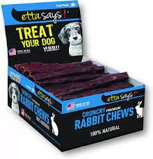 Etta Says 4 inch Rabbit Chews for Dogs