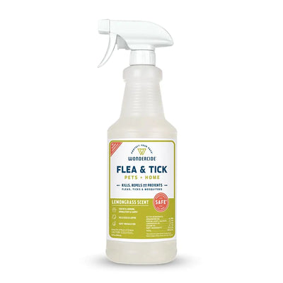 Wondercide All Natural Flea & Tick Spray - Handcrafted in USA