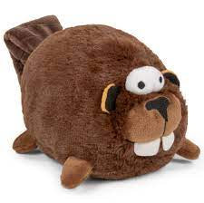 GoDog Action Plush Beaver- durable dog toy