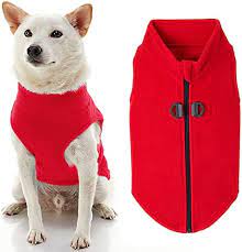 Gooby Zip-Up Fleece Jacket for Dogs