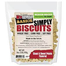 K-9 Granola Simply Biscuits 1 lb. for Small & Medium Dogs - MADE IN USA