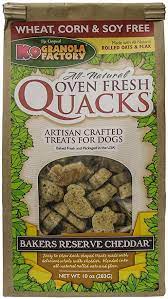 K9 Granola Factory All-Natural Oven Fresh Quacks Treats for Dogs