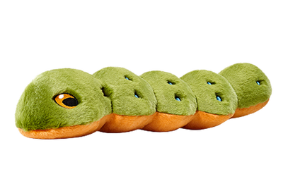 Fluff & Tuff Katie Caterpillar- durable plush toy for dogs