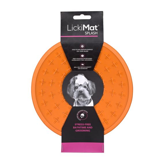 LickiMat Splash for bathtime- interactive bowl for Dogs