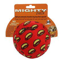 Mighty Ball Fleece Covered LARGE Durable Dog Toy