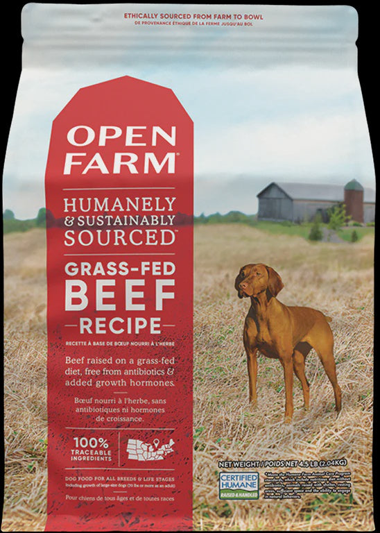 Open Farm GF Grass-Fed Beef Dry Dog Food
