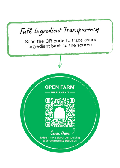 Open Farm Immune Supplement for dogs- soft chews with Reishi Mushrooms