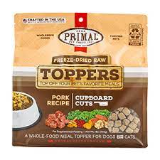 Primal Cupboard Cuts Freeze Dried Toppers for Cats & Dogs