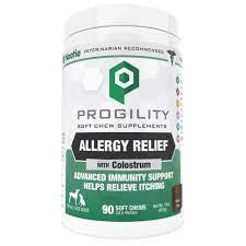 Progility Allergy Relief Soft Chews for Dogs 90 count