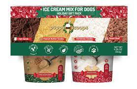 Puppy Scoops 4 Pack Holiday Variety Pack Ice Cream Mix for Dogs