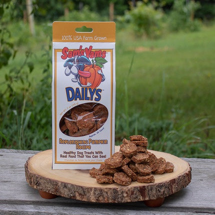 Sam’s Yams Dailys- Vegan Pumpkin Treats for Dogs