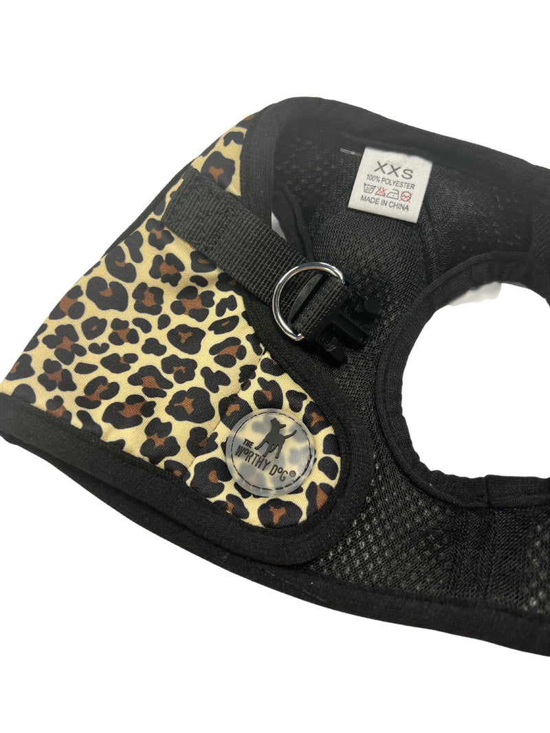 Worthy Dog Leopard Print Soft Comfort Dog Harness