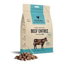 Vital Essentials Freeze-Dried Mini Nibs Beef 14 oz. for Dogs