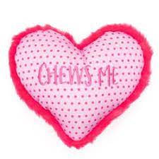 WD "Chews Me" Heart Plush Toy for Dogs