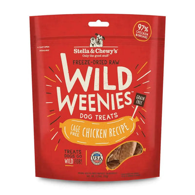 Stella & Chewy's Wild Weenies Cage Free Chicken Recipe Treats for Dogs