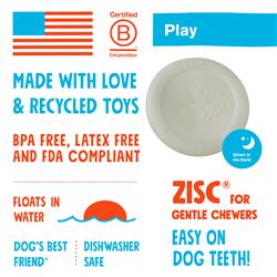 Zisc Flying Disc Play Toy for Dogs