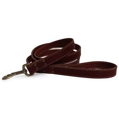 Heirloom Leather Leash - Reproduction Antique Dog Leash