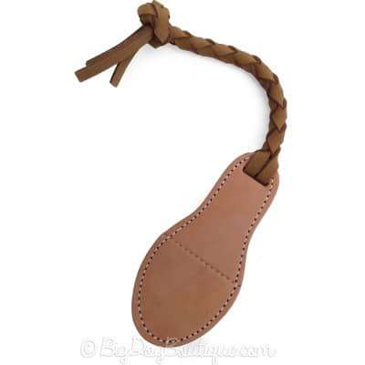Leather Tug Dog Toys by Auburn for Dogs