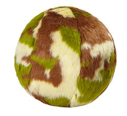 Fluff & Tuff Camo ball- durable plush toy for dogs
