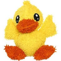 Mighty Microfiber Duck Durable Dog Toy