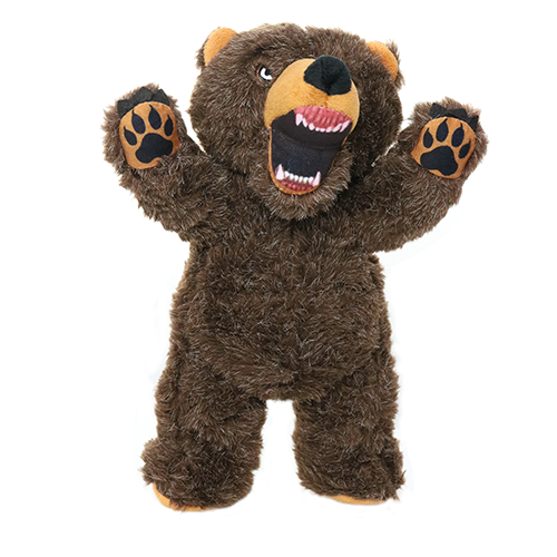 Angry Bear Mighty Tough Dog Toy