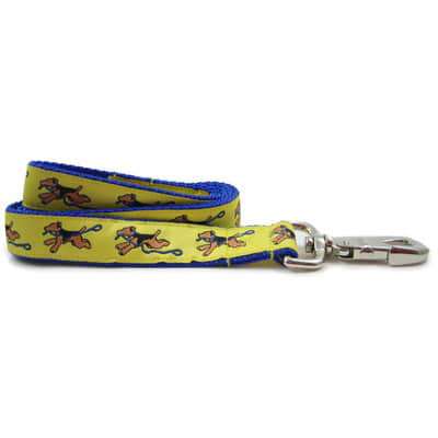 Airedale Terrier Dog Breed Collar or Leash- USA made