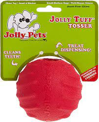 Jolly Pets "Jolly Tuff Tosser" Treat Dispensing Ball for Dogs - MADE IN USA