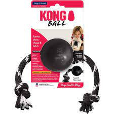 Kong Ball - tug & floss rope Large for Dogs