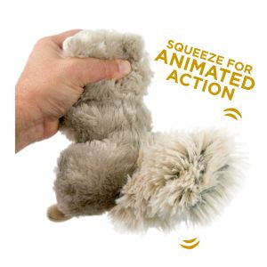 Tall Tails Squirrel Twitchy Tail Toy for Dogs (9")